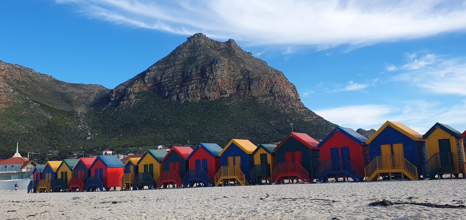 Casetas de playa de colores en Muizenberg